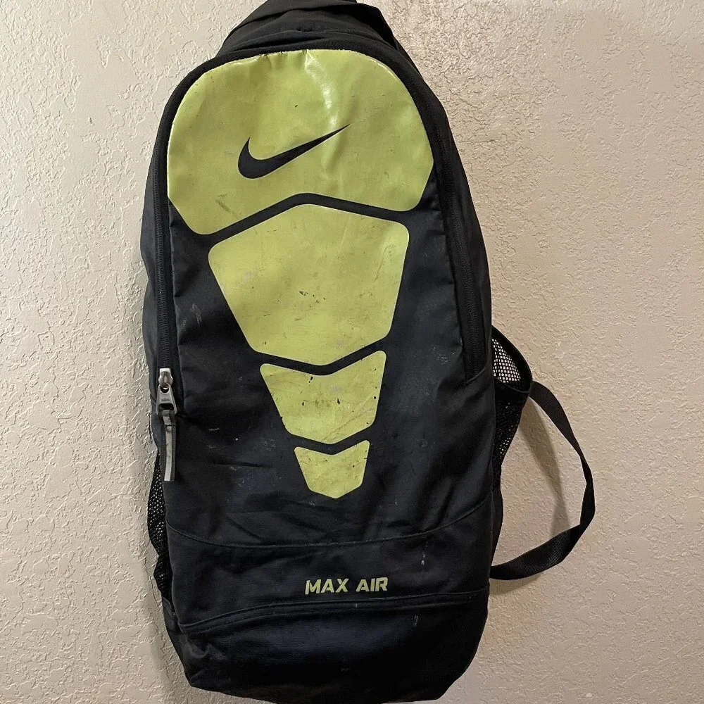Nike Max Air Neon Green and Black Backpack